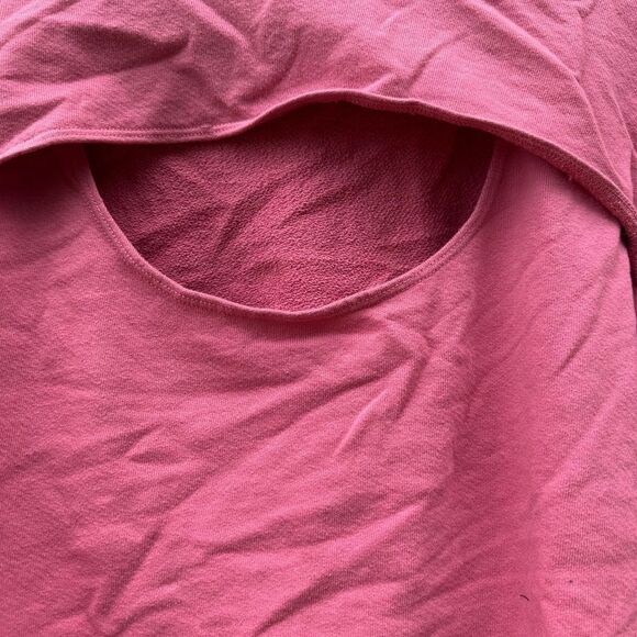 Pink Cut Out Sweatshirt - Picture 2 of 6